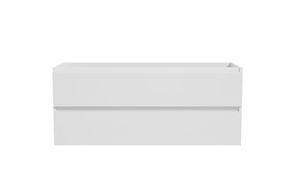 Alvara onderkast met 2 laden  2 uitsparingen 120 x 46 cm mat wit