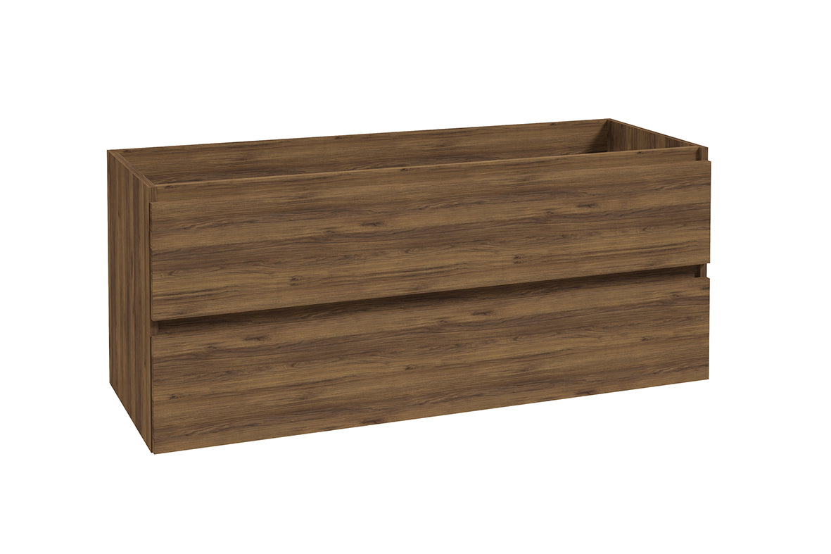 Alvara onderkast met 2 laden  2 uitsparingen 120 x 46 cm warm eiken