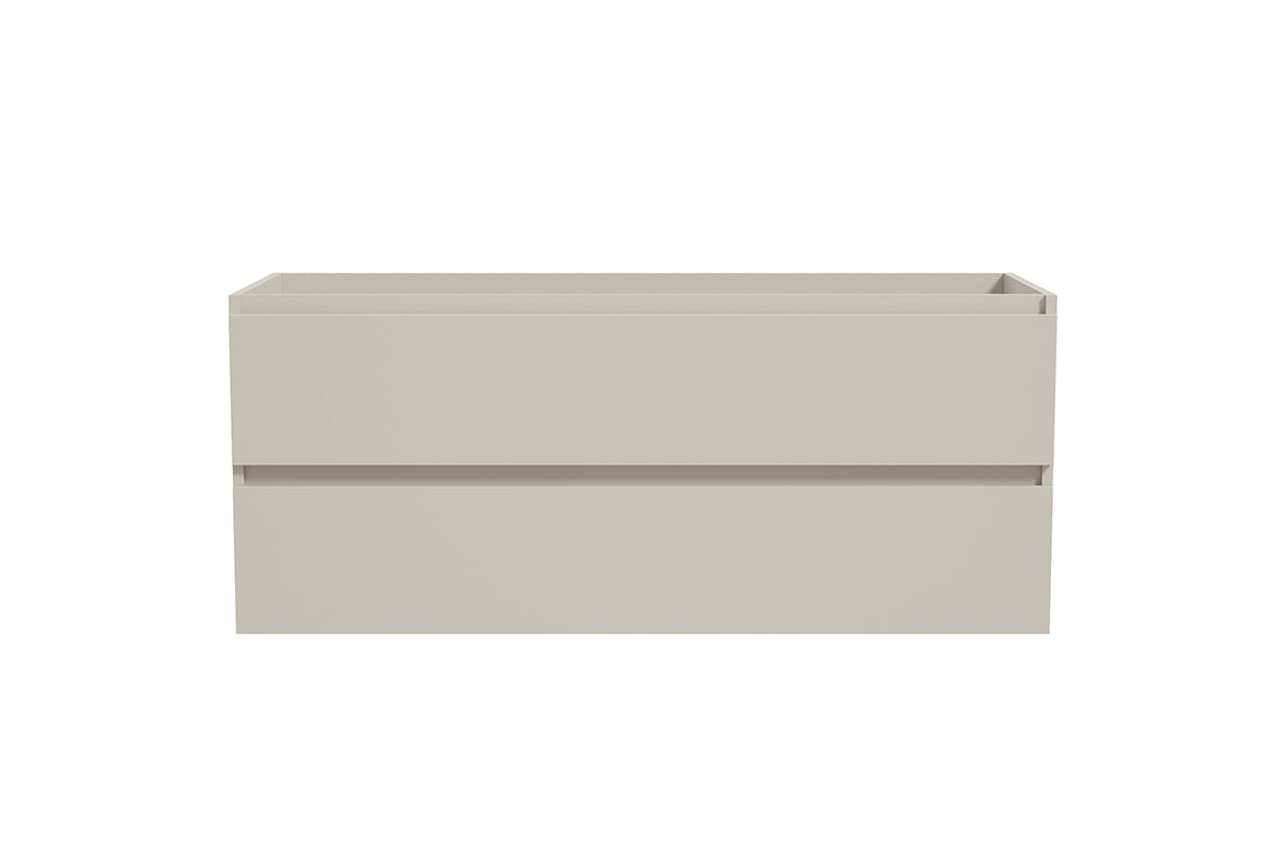 Alvara onderkast met 2 laden  2 uitsparingen 120 x 46 cm cashmere
