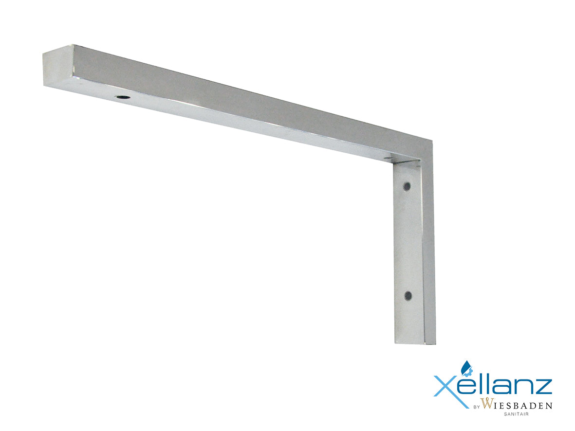 Ophangbeugel L-vorm 460 x 220 mm chroom
