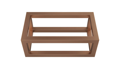 Nick frame voor fontein 395 x 150 x 215 mm geborsteld brons koper PVD