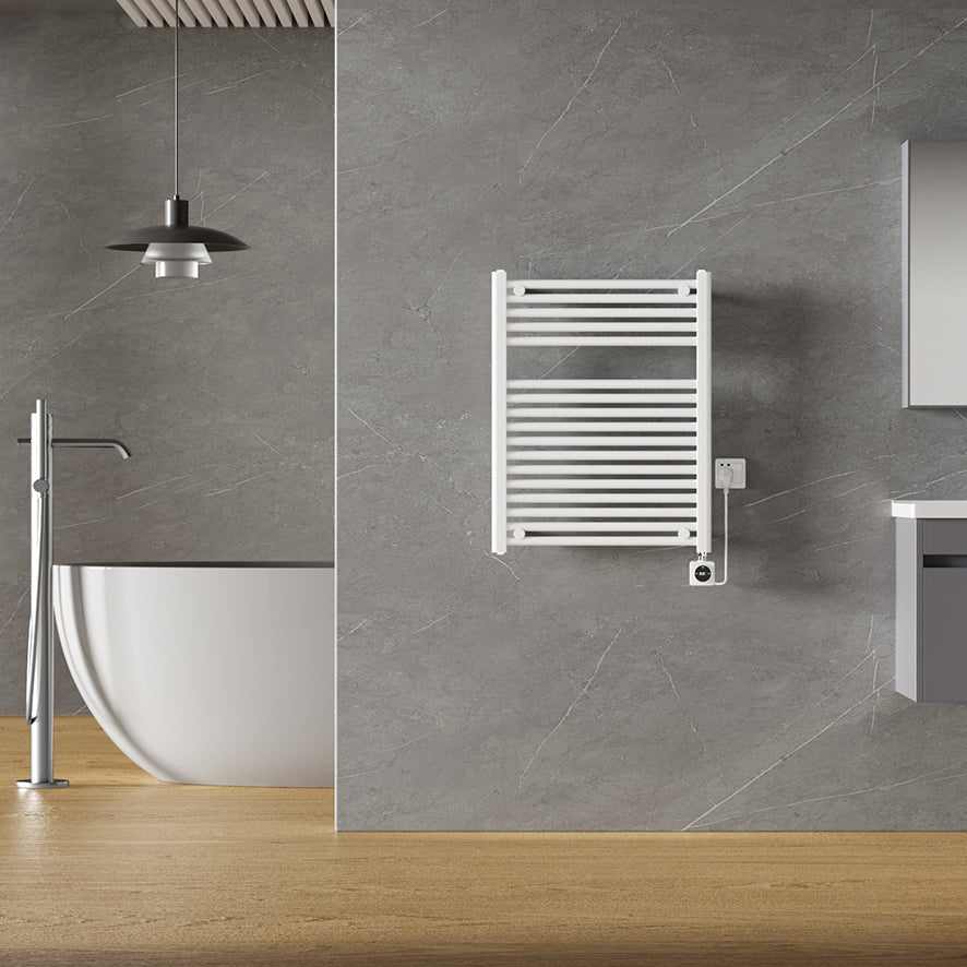 Wiesbaden elara elektrische radiator Smart WiFi 76,6 x 60 cm glans wit