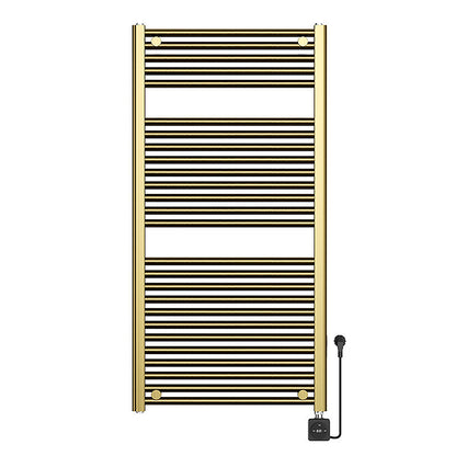 Wiesbaden elara elektrische radiator Smart WiFi 118,5 x 60 cm geborsteld messing PVD