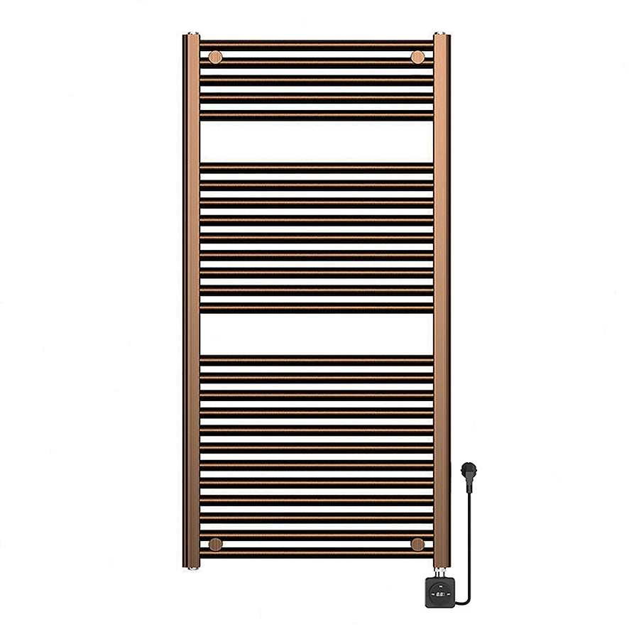 Wiesbaden elara elektrische radiator Smart WiFi 118,5 x 60 cm geborsteld brons koper PVD