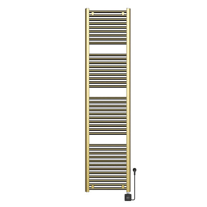 Wiesbaden elara elektrische radiator Smart WiFi 181,7 x 45 cm geborsteld messing PVD