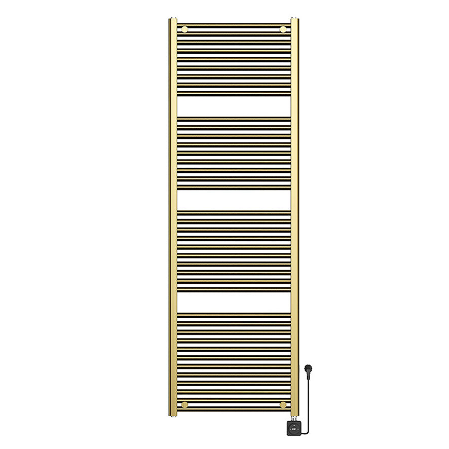 Wiesbaden elara elektrische radiator Smart WiFi 181,7 x 60 cm geborsteld messing PVD