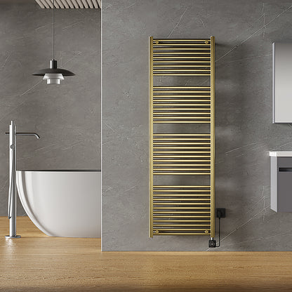 Wiesbaden elara elektrische radiator Smart WiFi 181,7 x 60 cm geborsteld messing PVD