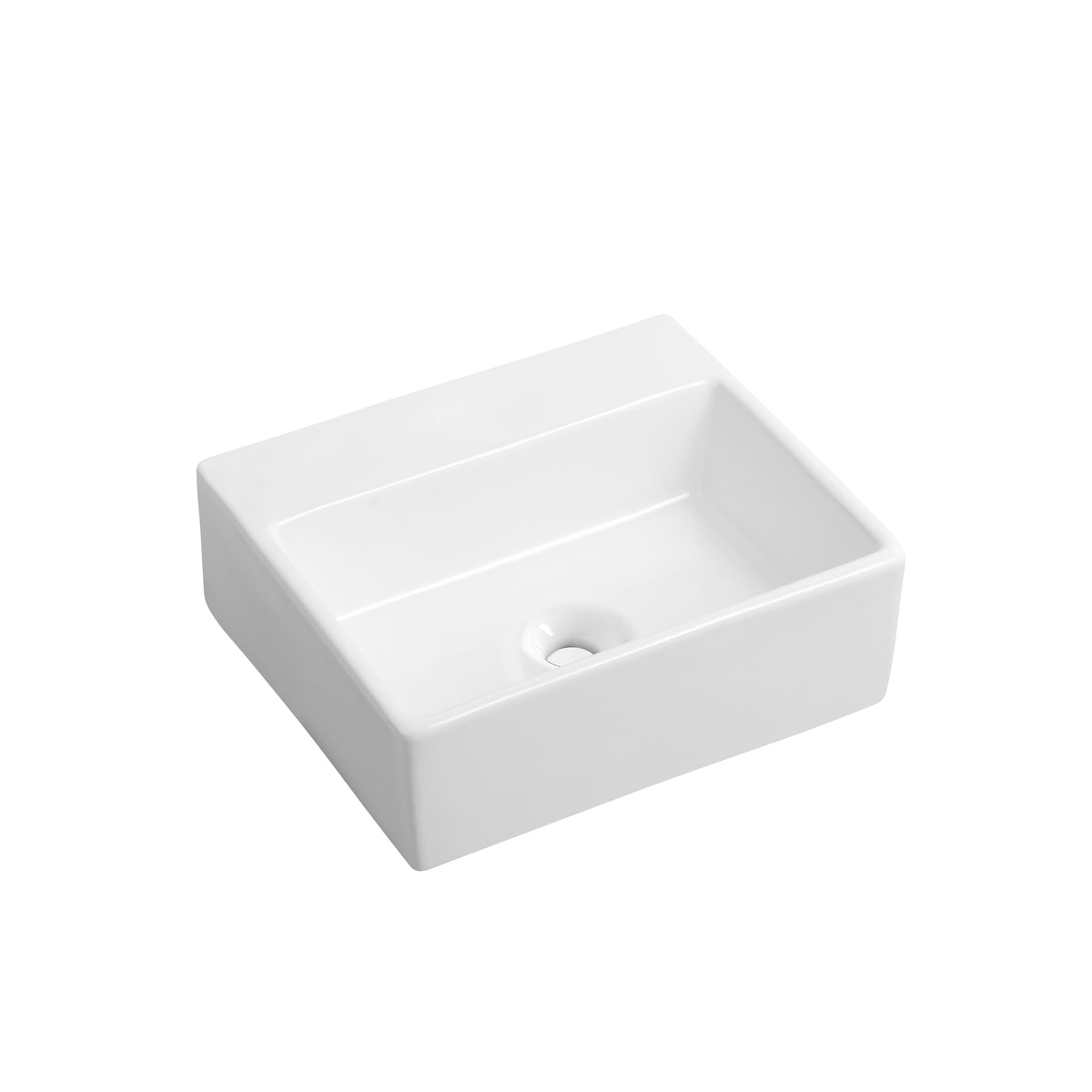 Aloni lini fontein - zonder overloop - zonder kraangat - keramiek - 33,5 x 11,5 x 29 cm - glanzend wit