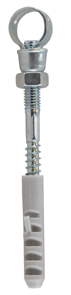 enkele muurbeugel + plug M-8 x22mm