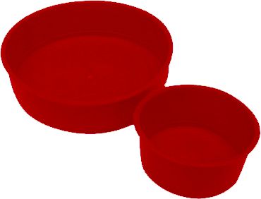 Speciedeksels kunststof 50 mm rood