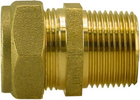 P-902T messing knel puntstuk 1/2"buiten x 10