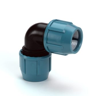 Tyleenkoppeling knie 25x25 mm