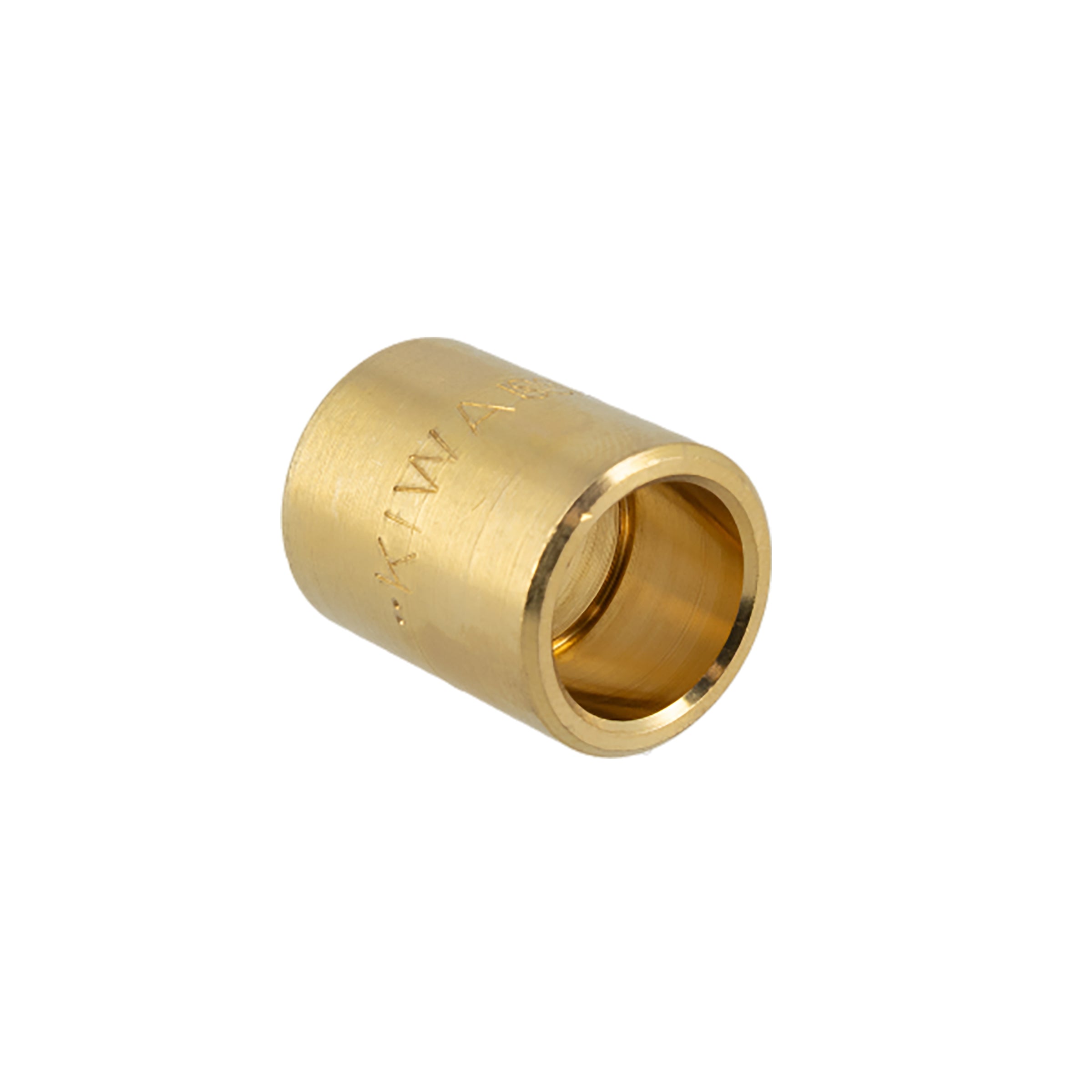 Soldeerfitting sok messing Kiwa Gastec 12 mm cap x 12 mm cap