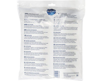 WPRO Universeel vetfilter tbv afzuigkap