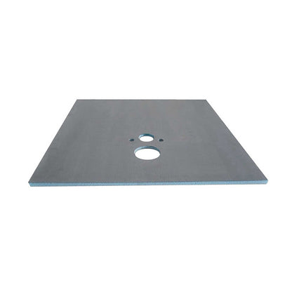 Aloni Bouw- en isolatieplaat hangtoilet - waterdicht - xps - 1200x1300x20mm - grijs