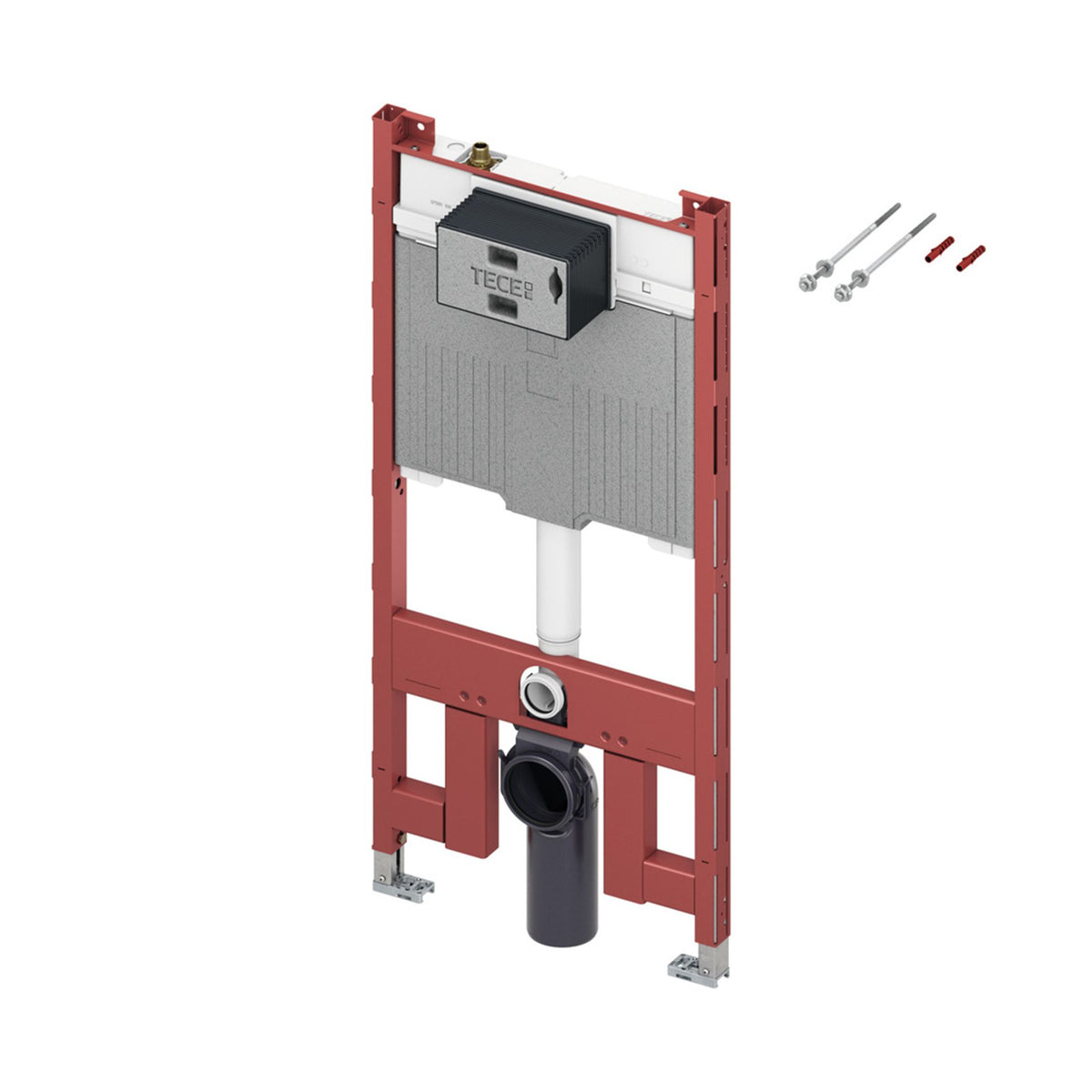 TECEprofil wc-inbouwframe met octa ii spoelkast, 8 cm , bouwhoogte 1120 mm