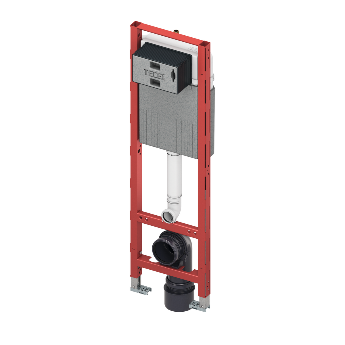 TECEprofil wc-inbouwframe met compact 320-spoelkast, bouwhoogte 1120 mm