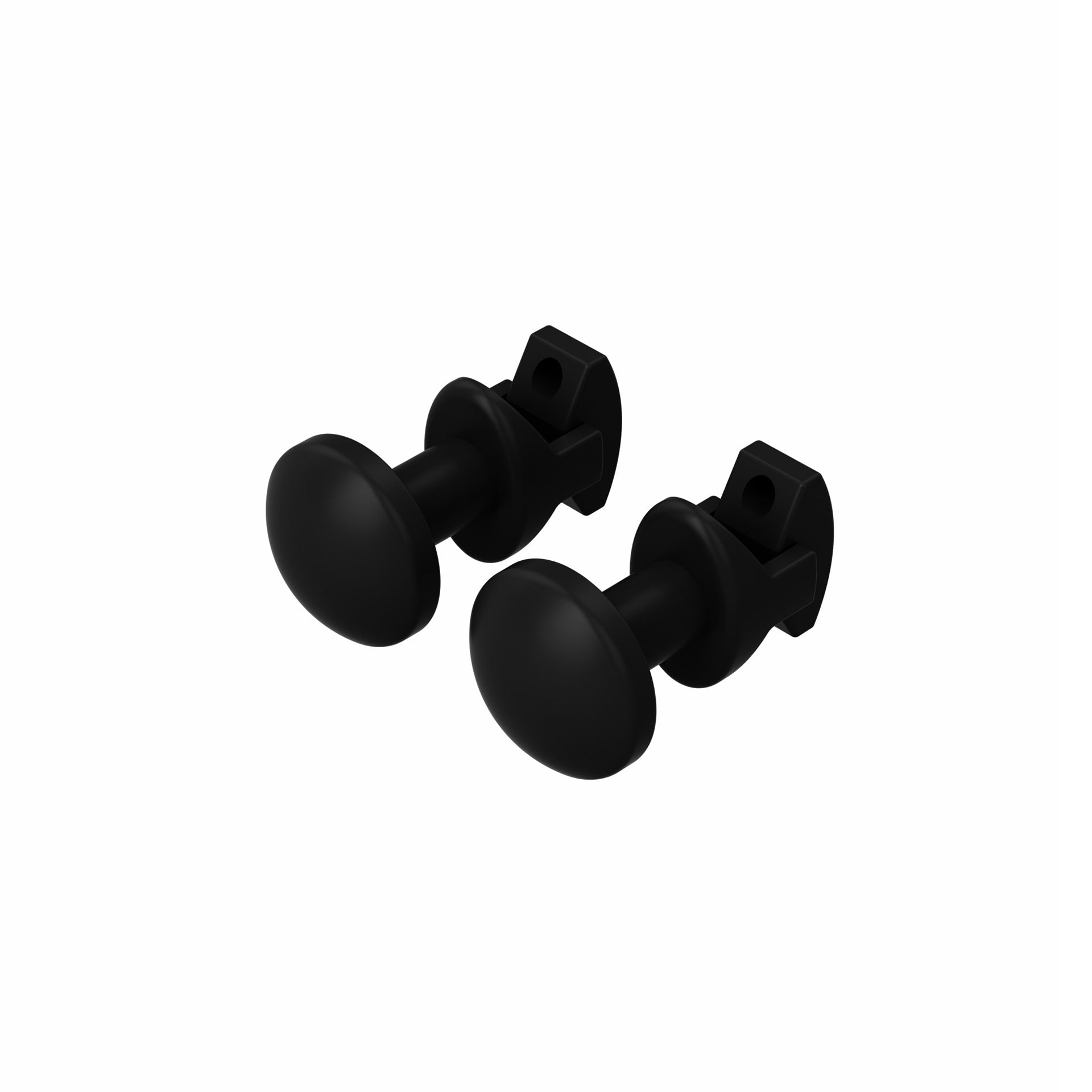 Hdd knop zwart / noir (prijs per 2sts)