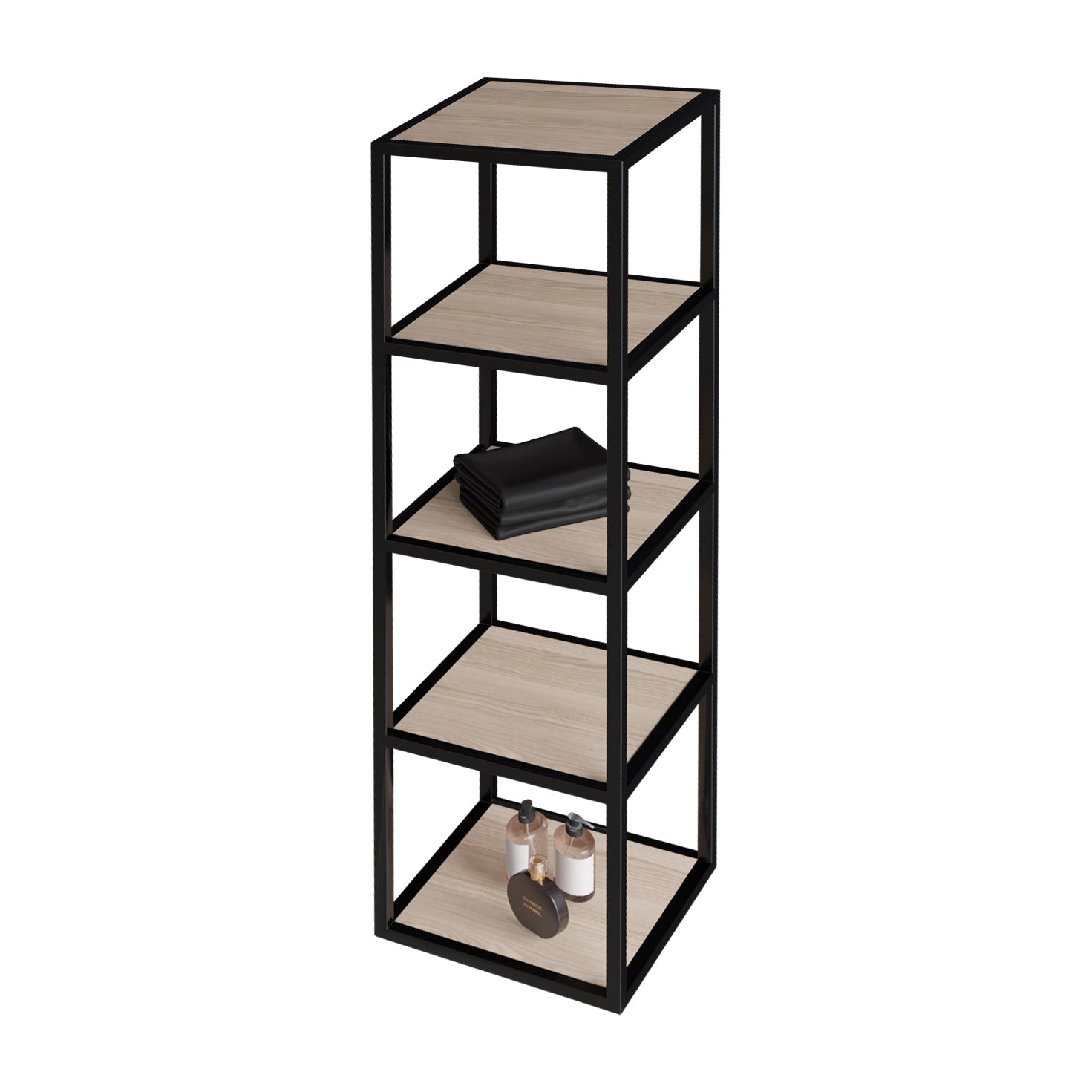 Aloni sharp kolomkast (30x35x135cm) - hazelnoot