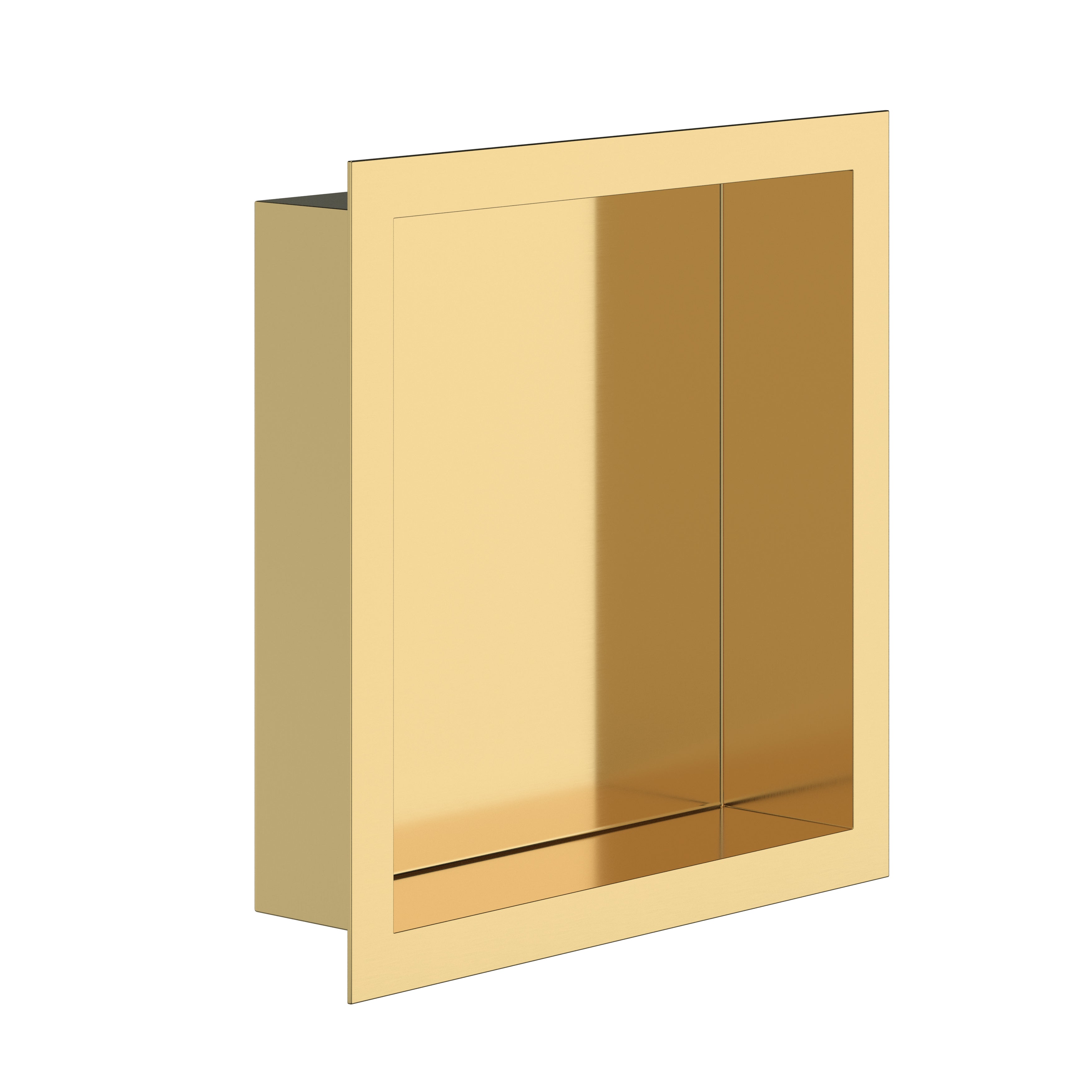 Aloni inbouwnis (300x300x70mm) - geborsteld goud