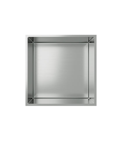 Aloni inbouwnis (300x300x70mm) - geborsteld rvs