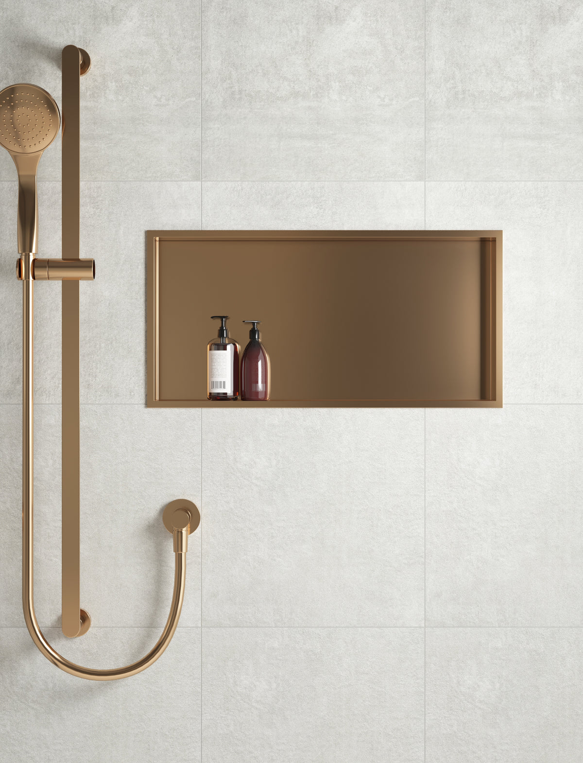 Aloni inbouwnis (300 x 600x70 mm) - bruin brons
