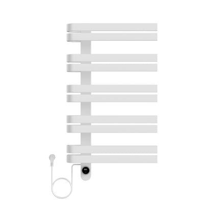 Belrad elektrische handdoekdroger - design - smart WiFi - aansluiting links - 225 w - 900 x 500 mm - glanzend wit