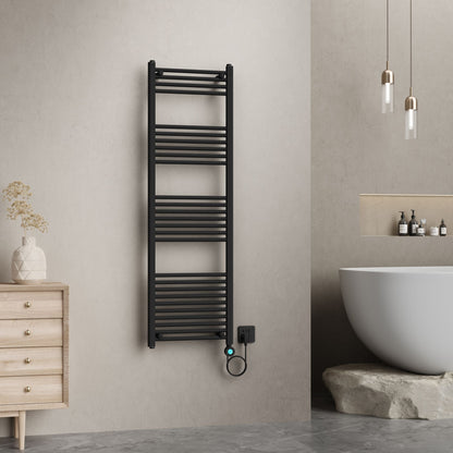 Belrad elektrische handdoekdroger - met digitale, programeerbare thermostaat - smart WiFi - aansluiting rechts - 900 w - 1600