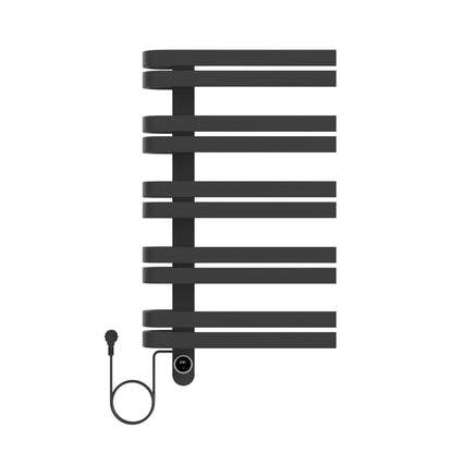 Belrad elektrische handdoekdroger - design - smart WiFi - aansluiting links - 225 w - 900 x 500 mm - mat zwart