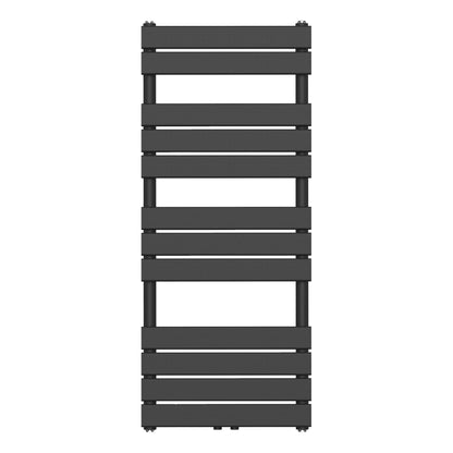 Belrad Handdoek radiator midden aansluiting zwart 1200x500-593w