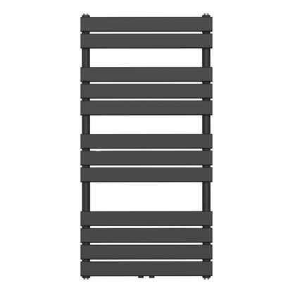 Belrad Handdoek radiator midden aansluiting zwart 1200x600-681w