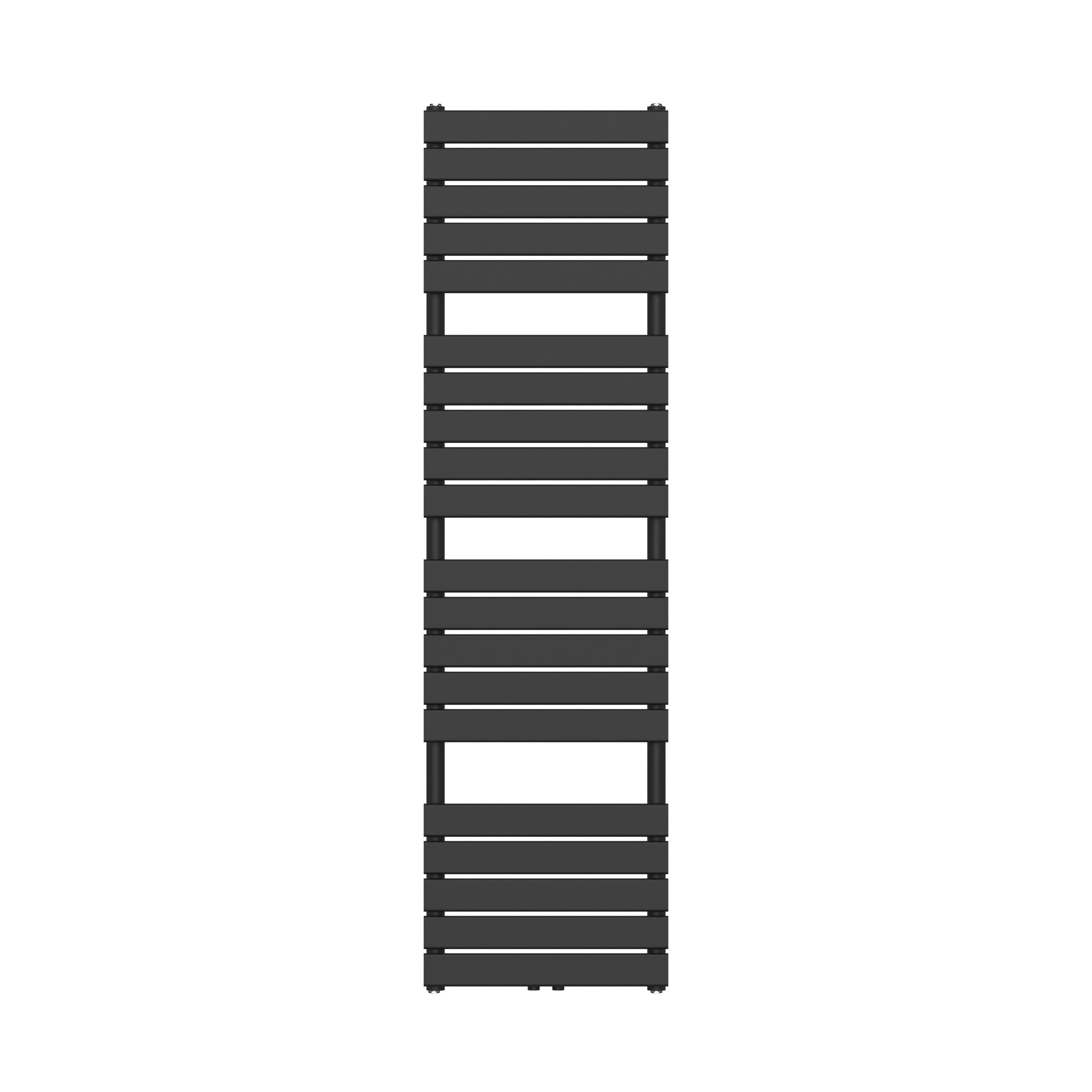 Handdoek radiator midden aansluiting zwart 1800x500-936w