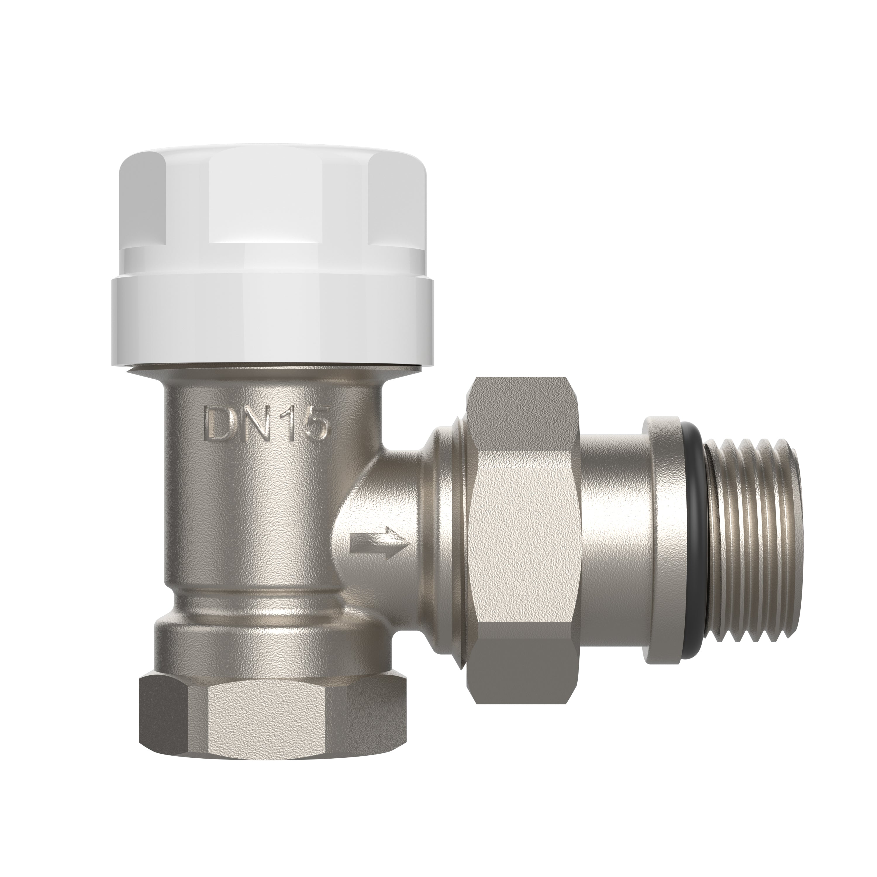 Belrad radiatorkraan - thermostatisch - haaks - m30 - 1/2"mf