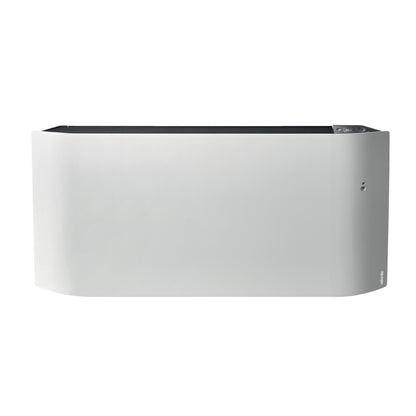 Elektrische radiator wit muur met stekker+ program 2000w-bxh:119x56,5