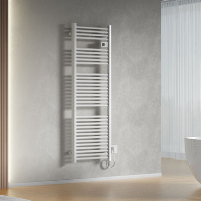 Belrad elektrische handdoekdroger - met digitale programeerbare thermostaat - smart WiFi - 850 w - 1600 x 540x133 mm - glanze