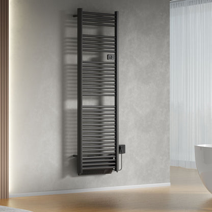 Belrad elektrische handdoekdroger met blower - met digitale programeerbare thermostaat - smart WiFi - 2000 w - 1840 x 540x133