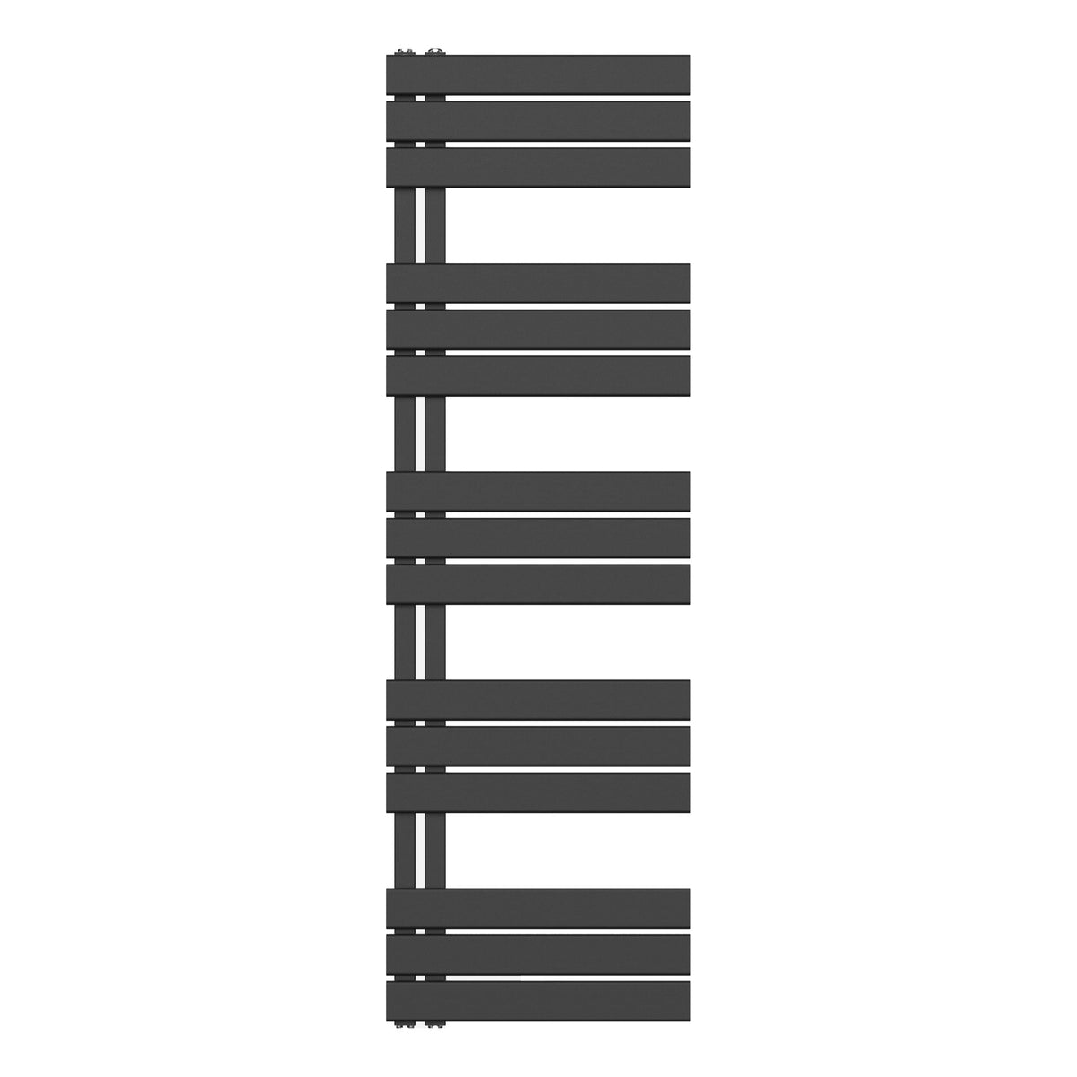 Belrad Handdoekradiator links aansluiting/comb- zwart 1600x500-755w