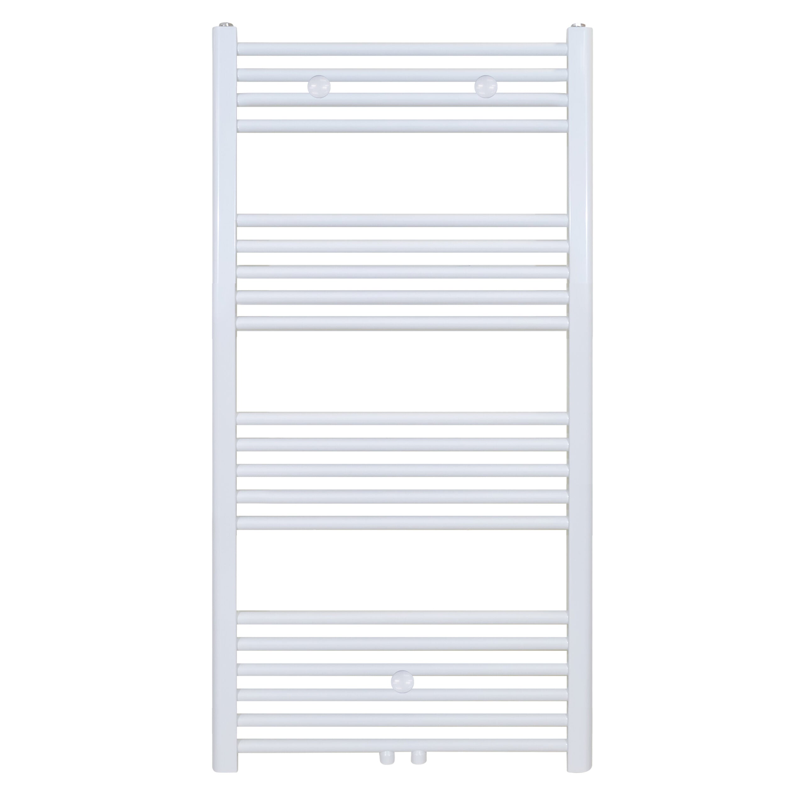 Belrad handdoekdroger - links-rechts/middenaansluiting - 537 watt - 1200x500cm - glanzend wit