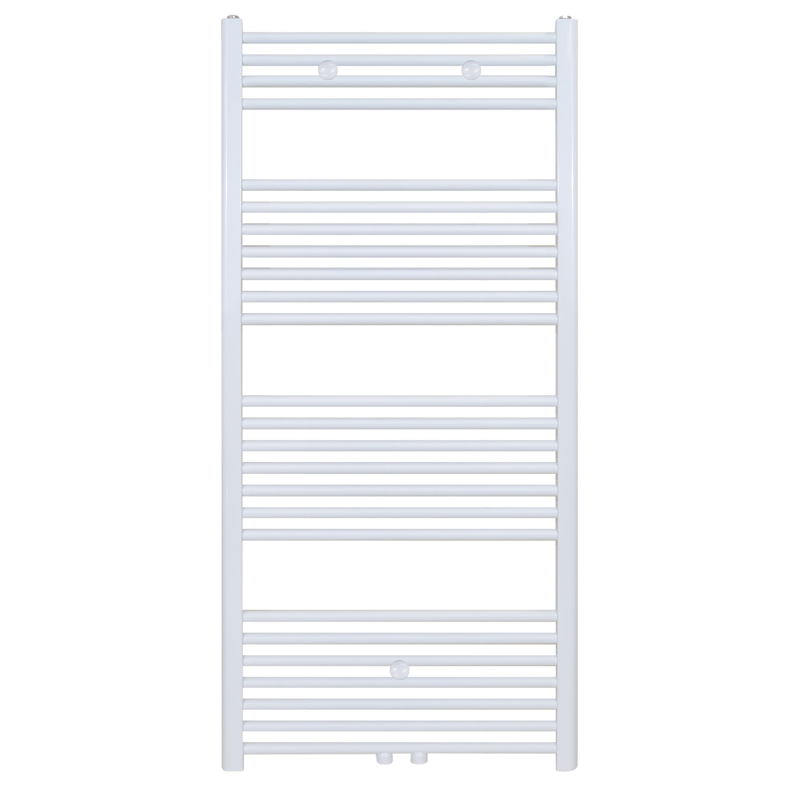 Belrad handdoekdroger - links-rechts/middenaansluiting - 754 watt - 1400x600cm - glanzend wit