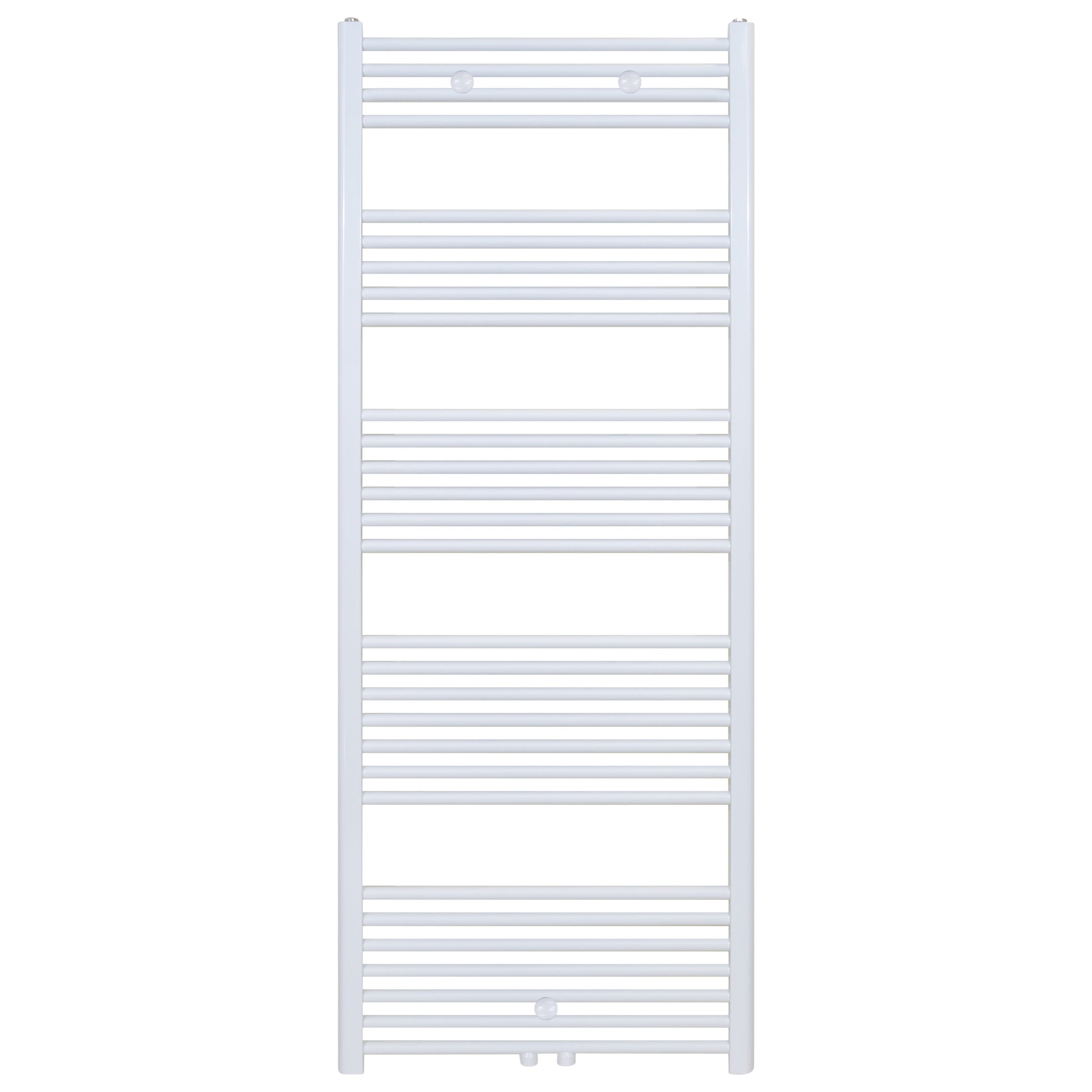 Belrad handdoekdroger - links-rechts/middenaansluiting - 886 watt - 1700x600cm - glanzend wit
