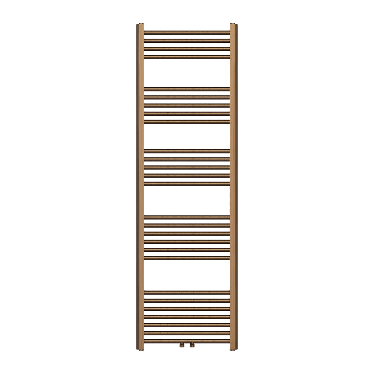 Belrad handdoekdroger - links-rechts/middenaansluiting - 721 watt - 1600 x 500 mm - geborsteld bruin brons