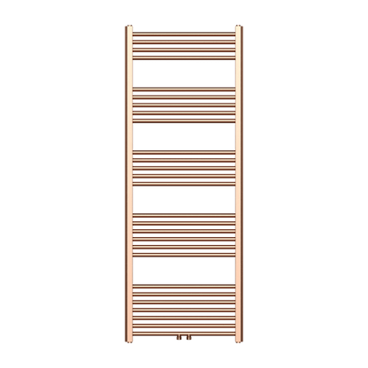 Belrad handdoekdroger - links-rechts/middenaansluiting - 557 watt - 1600x600cm - geborsteld koper
