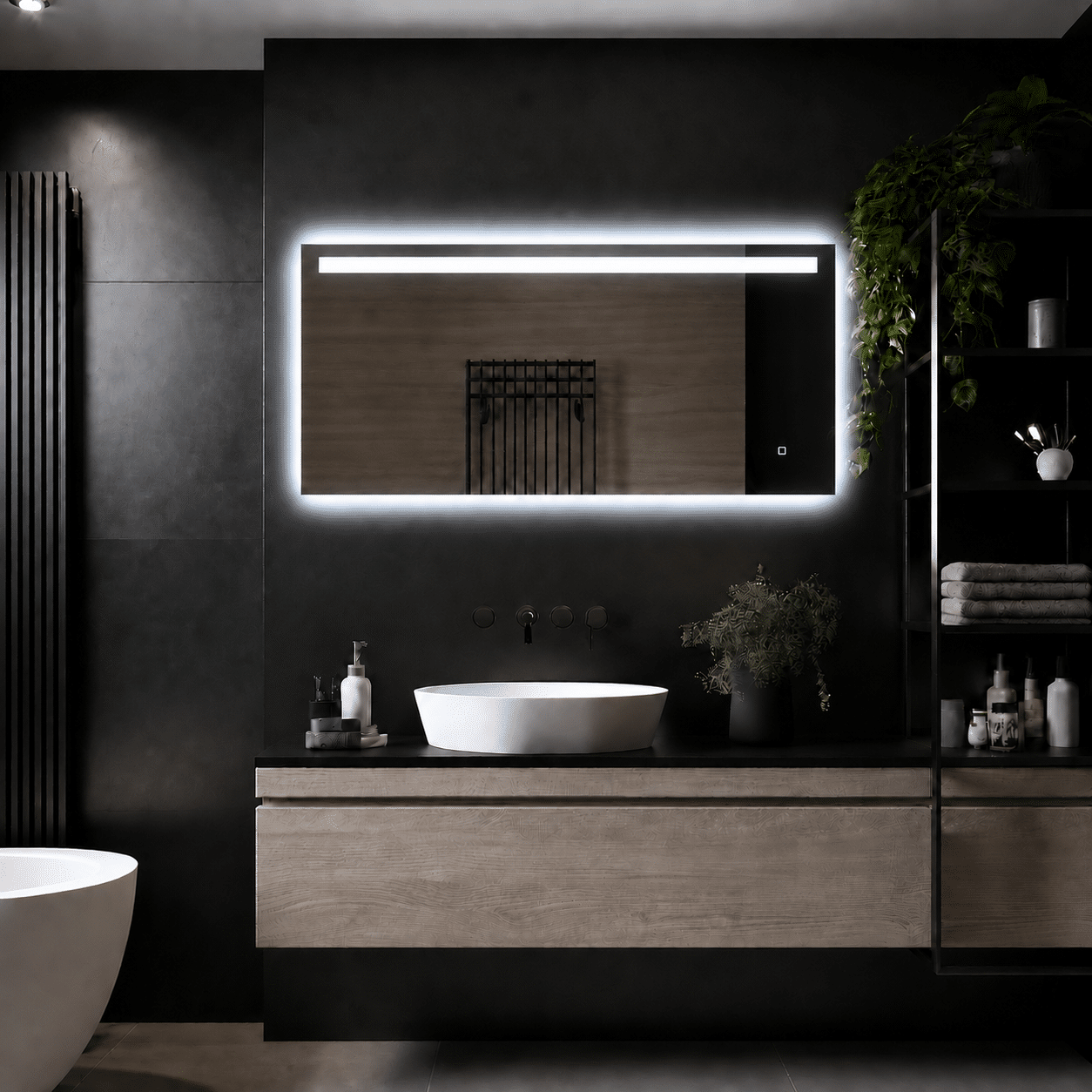 Badkamerspiegel Ambi LED 120x60