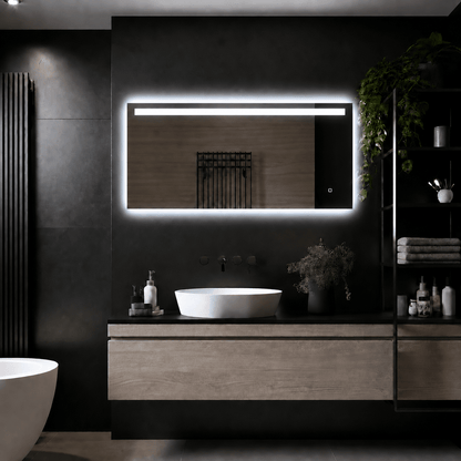 Badkamerspiegel Ambi LED 120x60