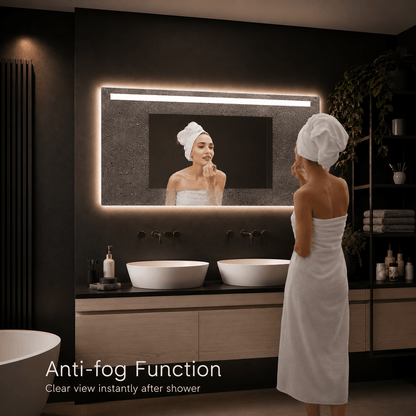 Badkamerspiegel Ambi LED 120x60