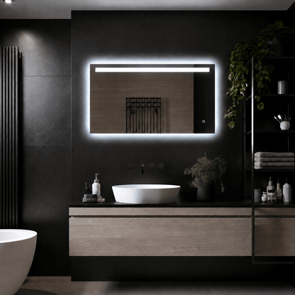 Badkamerspiegel Ambi LED 100x60