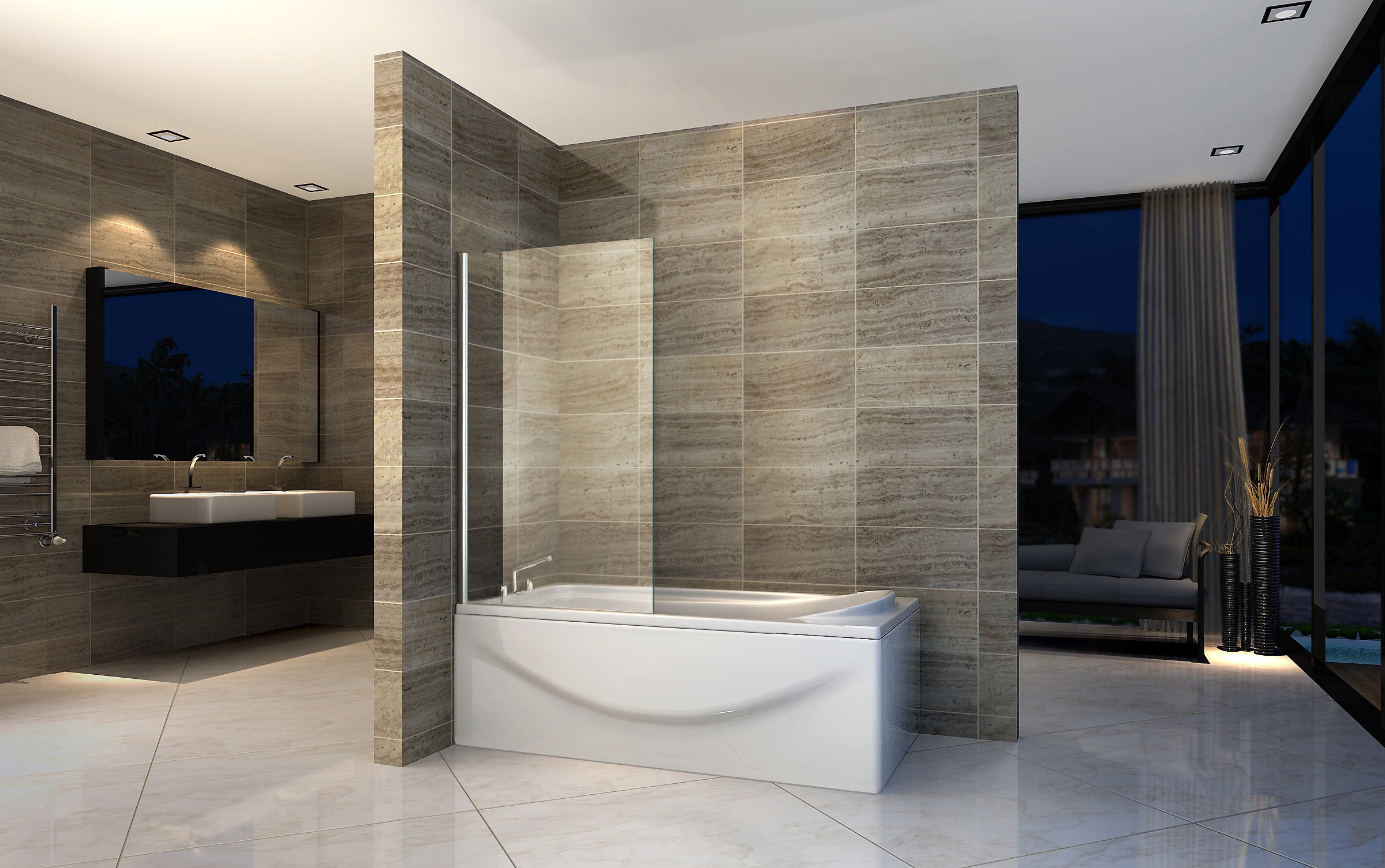 Aloni badwand 6mm (70x140cm)