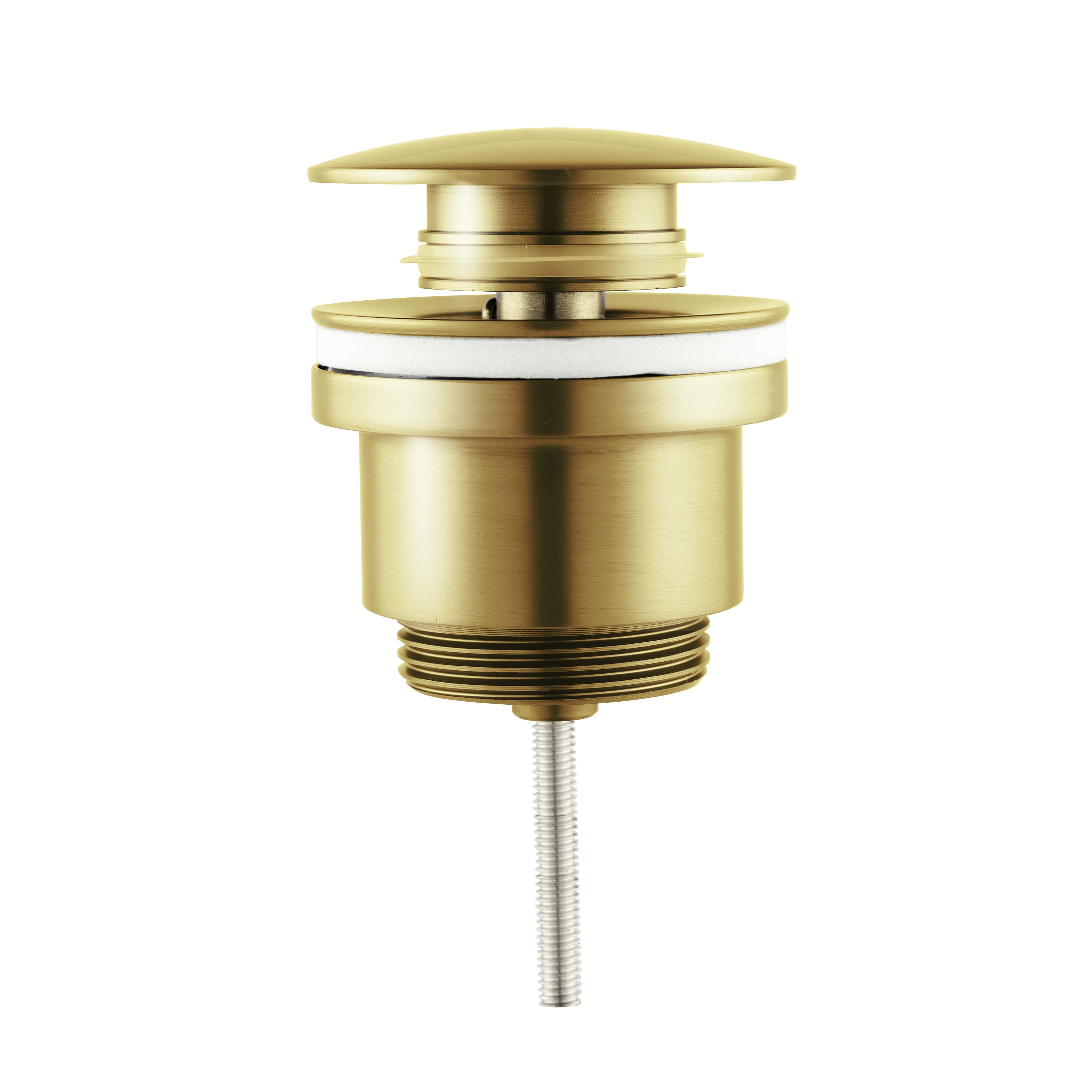 Aloni clickwaste push-up 5/4 overloop - geborsteld goud