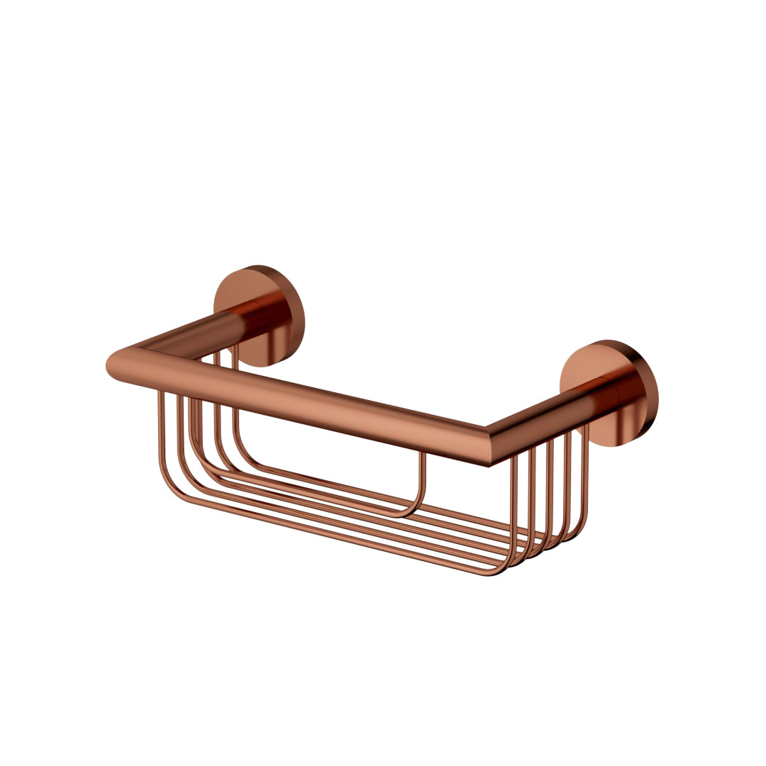 Aloni douchekorf 30,5 cm - cuivre brossé