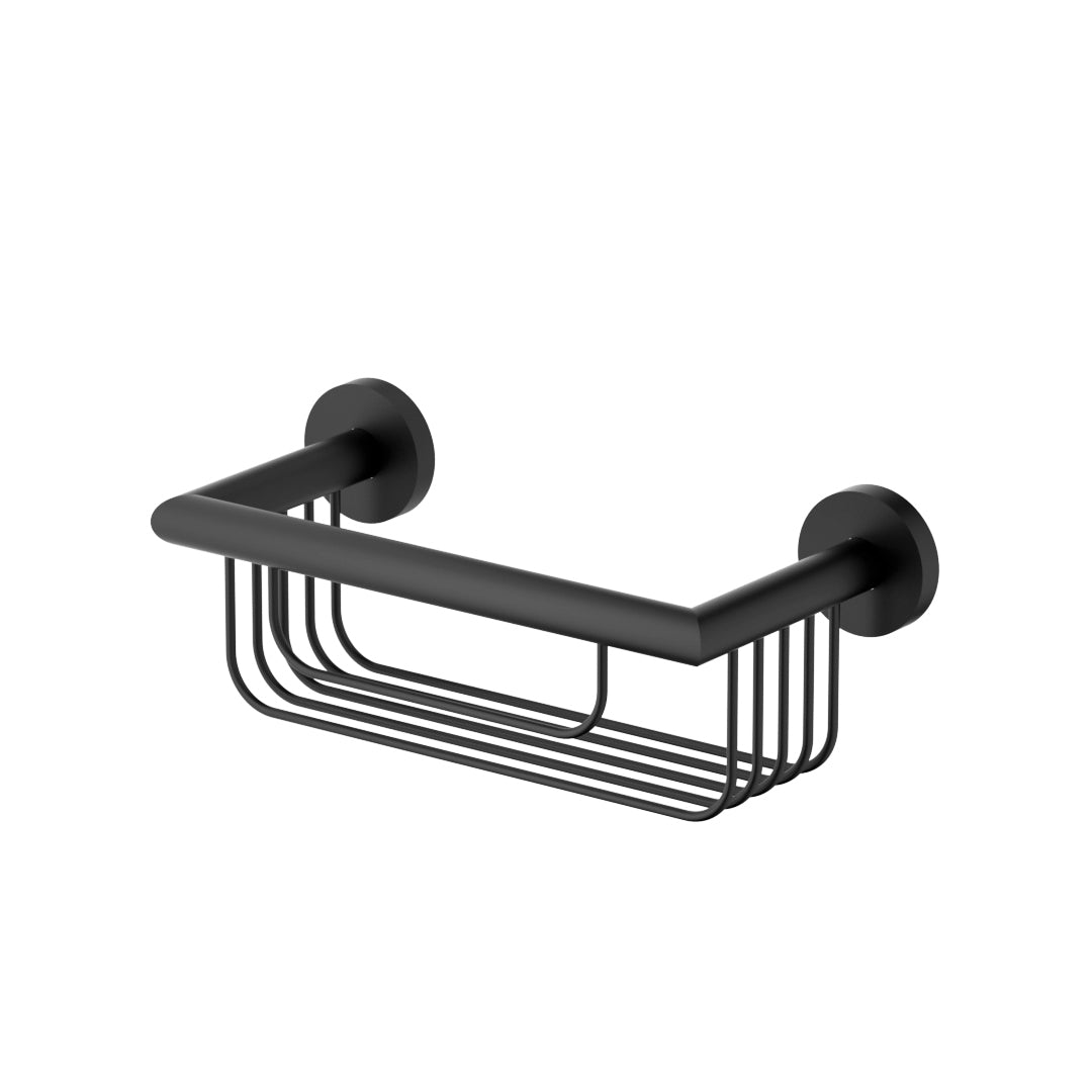 Aloni douchekorf 30,5 cm - mat zwart